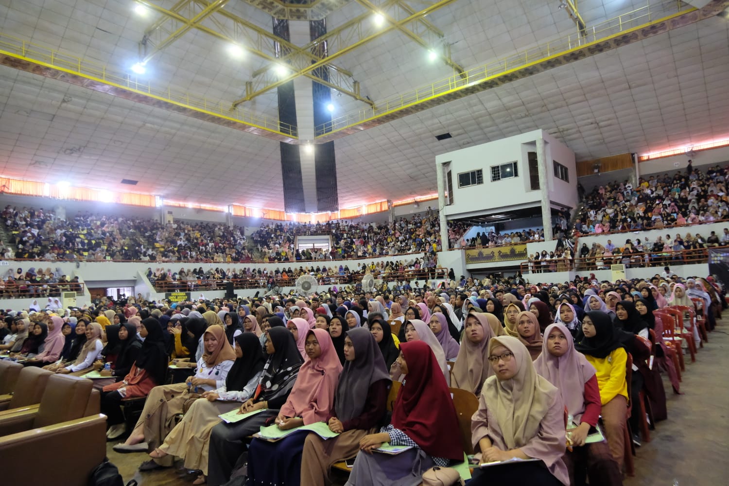 Peserta Education Fair (Event Akbar Lampung Cerdas)